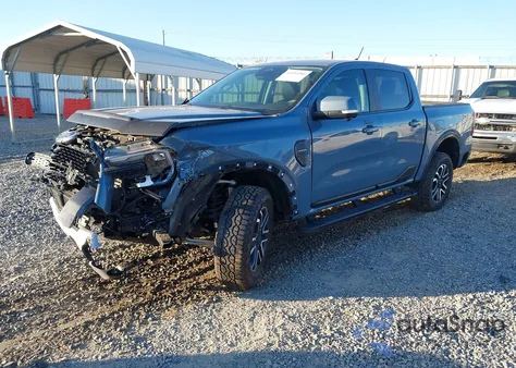 2024 Ford Ranger Lariat из США, поврежденный, VIN 1FTER4JH4RLE14076